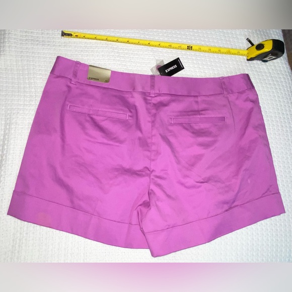 NWT Express Purple Women's “Editor” Shorts Size 12 NEW - Picture 6 of 12